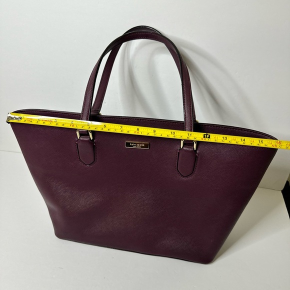 Kate Spade Purple Leather Zip Tote - Picture 16 of 16